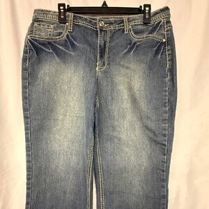 Cato Women's Straight Leg Blue Jeans